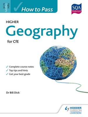 cover image of How to Pass Higher Geography for CfE